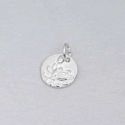 Sterling Silver Star Pendant Lotus Yoga Zen Namaste for Necklace & Bracelet - sugarkittenlondon