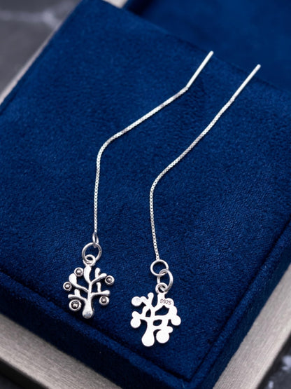 Sterling Silver Tree Charm Pendant For Necklace Bracelet Earrings