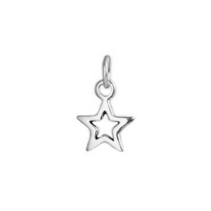 Sterling Silver Hollow Lucky Bright Star Necklace Bracelet Earrings Pendant Charm