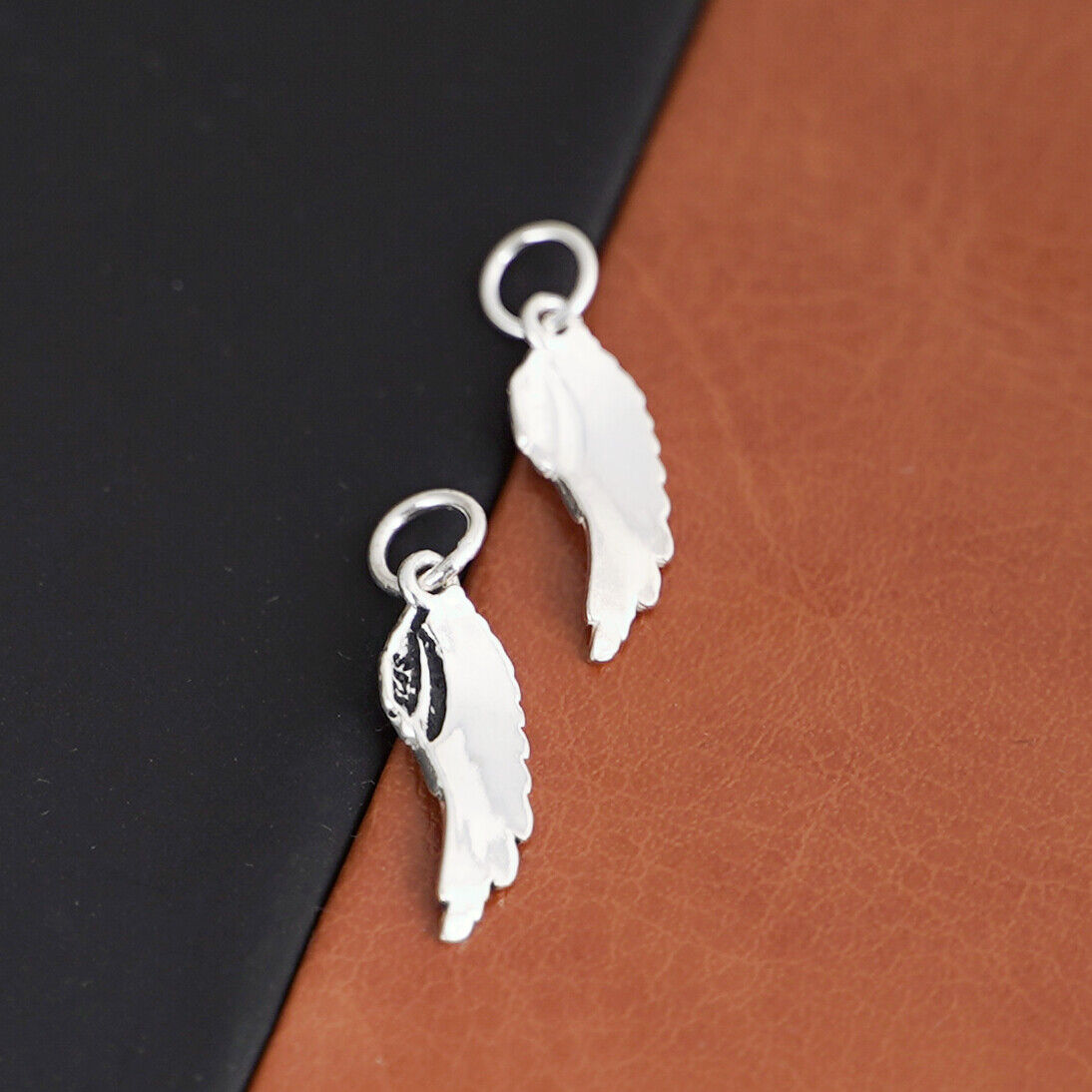 Angel Wings Silver Charm Pendant for Earrings, Necklace, and Bracelet - sugarkittenlondon