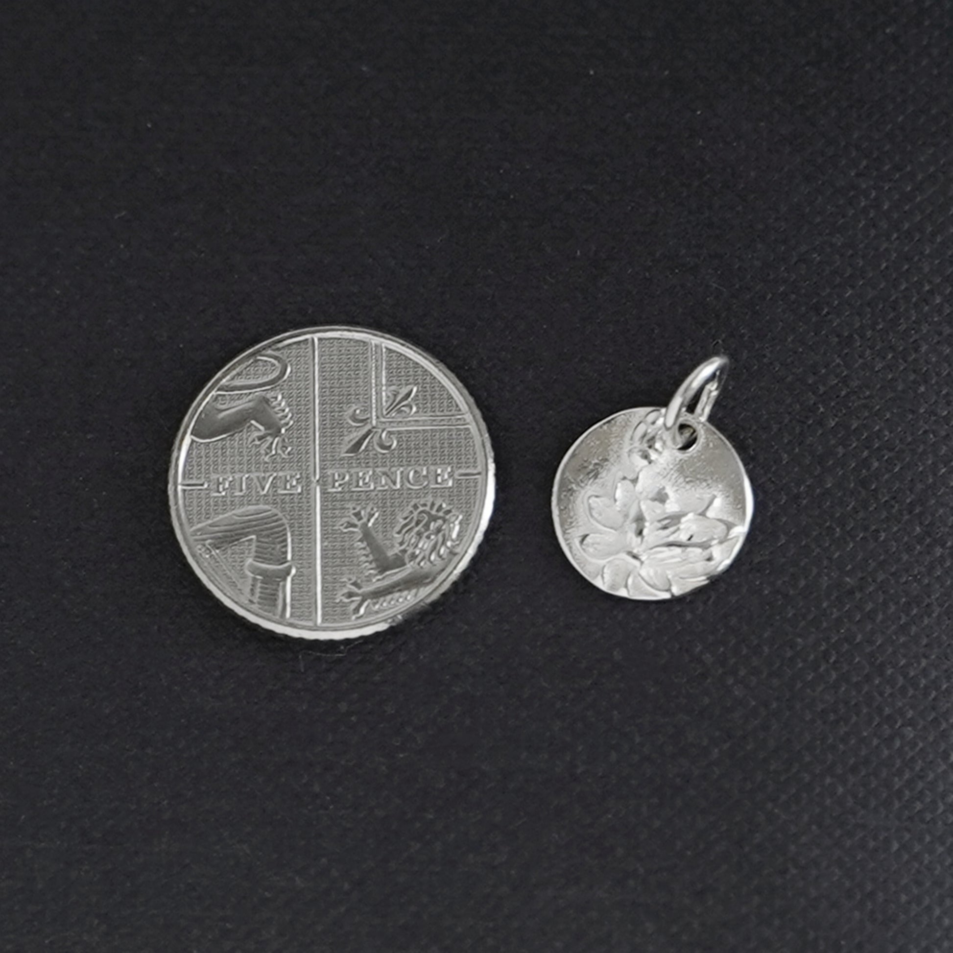 Sterling Silver Star Pendant Lotus Yoga Zen Namaste for Necklace & Bracelet - sugarkittenlondon