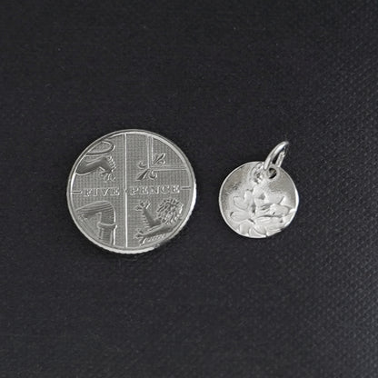 Sterling Silver Star Pendant Lotus Yoga Zen Namaste for Necklace & Bracelet - sugarkittenlondon