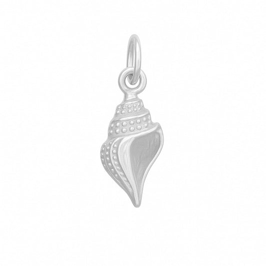 Sterling Silver Nautical Sea Snail Shell Necklace Bracelet Charm Pendant