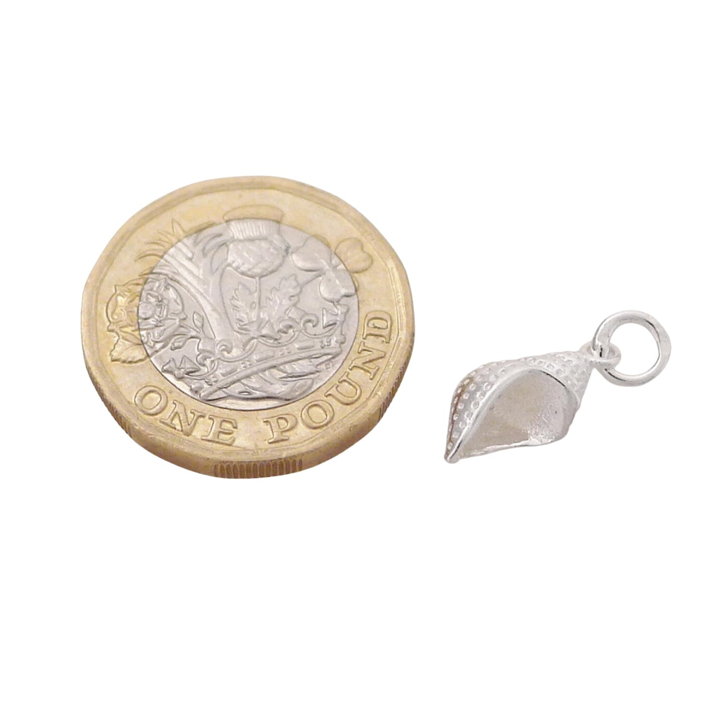 Sterling Silver Nautical Sea Snail Shell Necklace Bracelet Charm Pendant