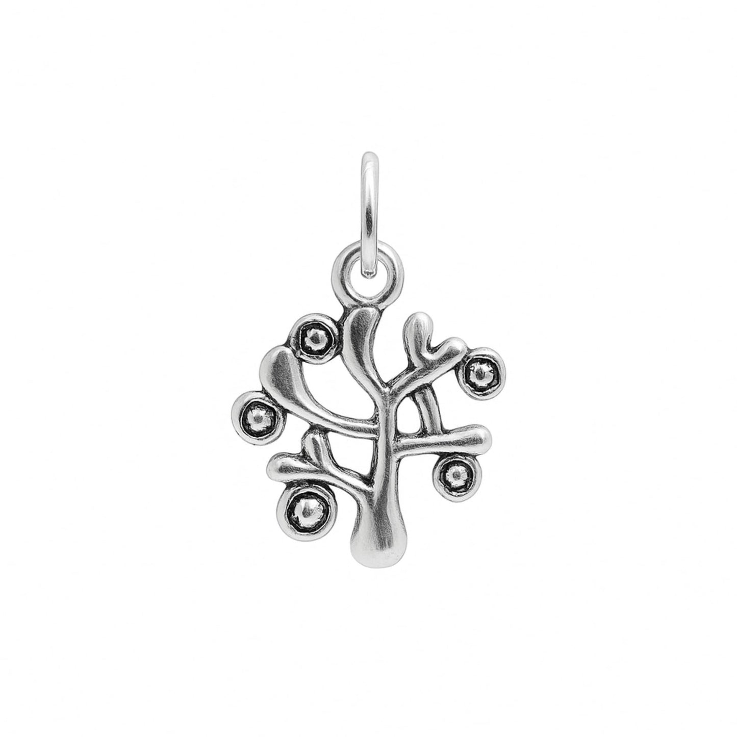 Sterling Silver Tree Charm Pendant For Necklace Bracelet Earrings