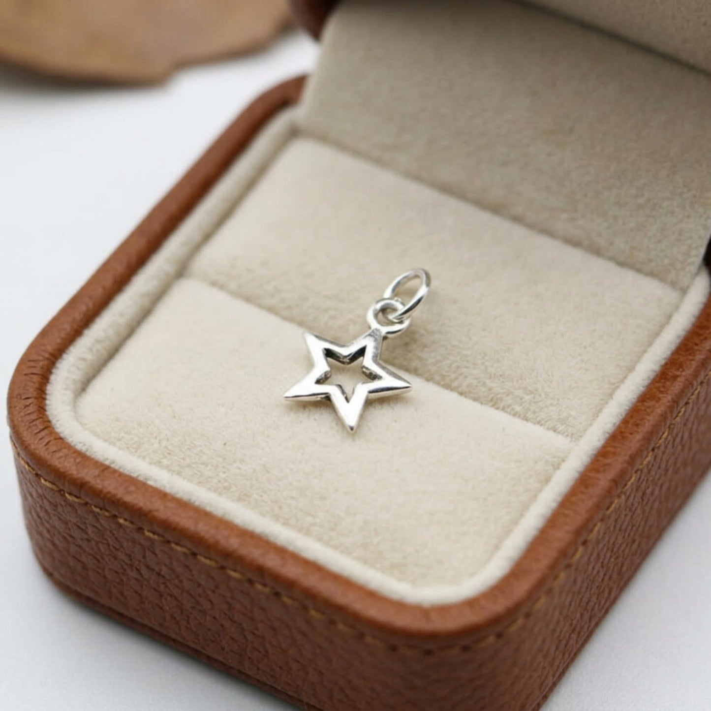 Sterling Silver Hollow Lucky Bright Star Necklace Bracelet Earrings Pendant Charm