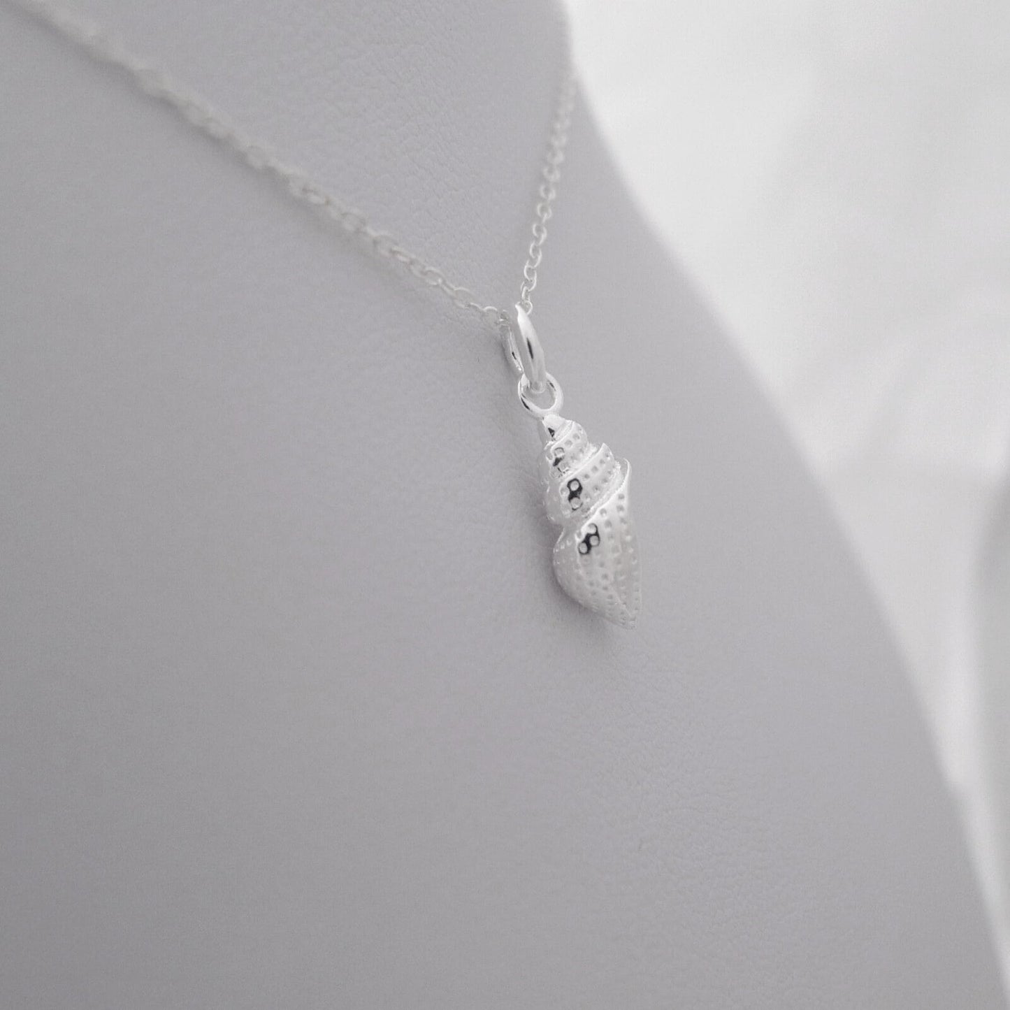 Sterling Silver Nautical Sea Snail Shell Necklace Bracelet Charm Pendant