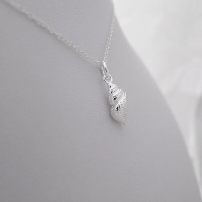 Sterling Silver Nautical Sea Snail Shell Necklace Bracelet Charm Pendant