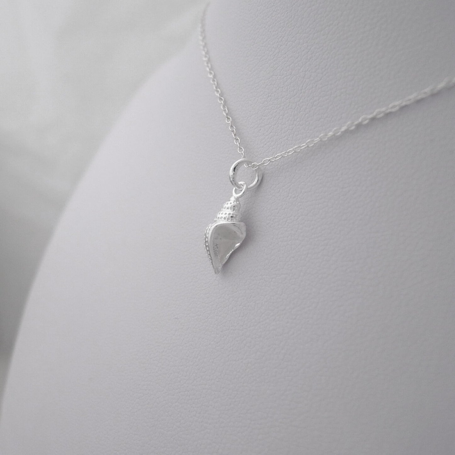 Sterling Silver Nautical Sea Snail Shell Necklace Bracelet Charm Pendant