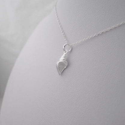 Sterling Silver Nautical Sea Snail Shell Necklace Bracelet Charm Pendant