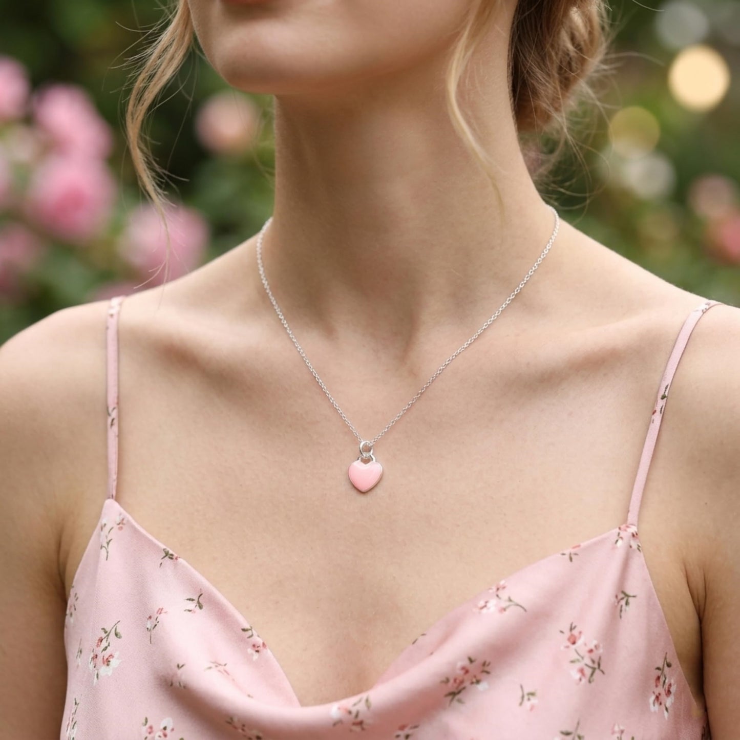 Glazed Puffy Heart Charm