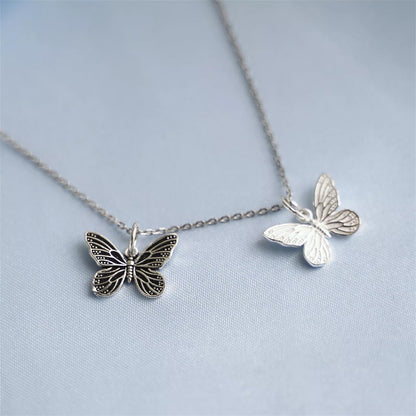 Sterling Silver Butterfly Pendant Charm for Necklace Bracelet Earrings