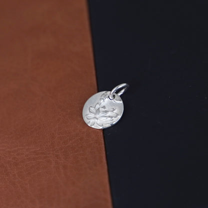 Sterling Silver Star Pendant Lotus Yoga Zen Namaste for Necklace & Bracelet - sugarkittenlondon