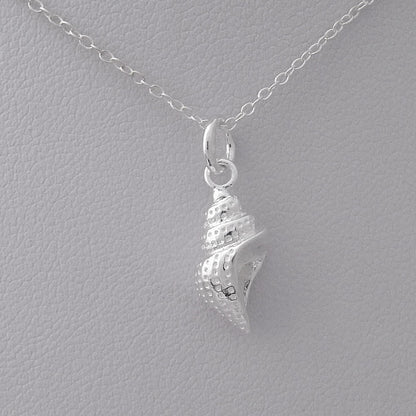 Sterling Silver Nautical Sea Snail Shell Necklace Bracelet Charm Pendant