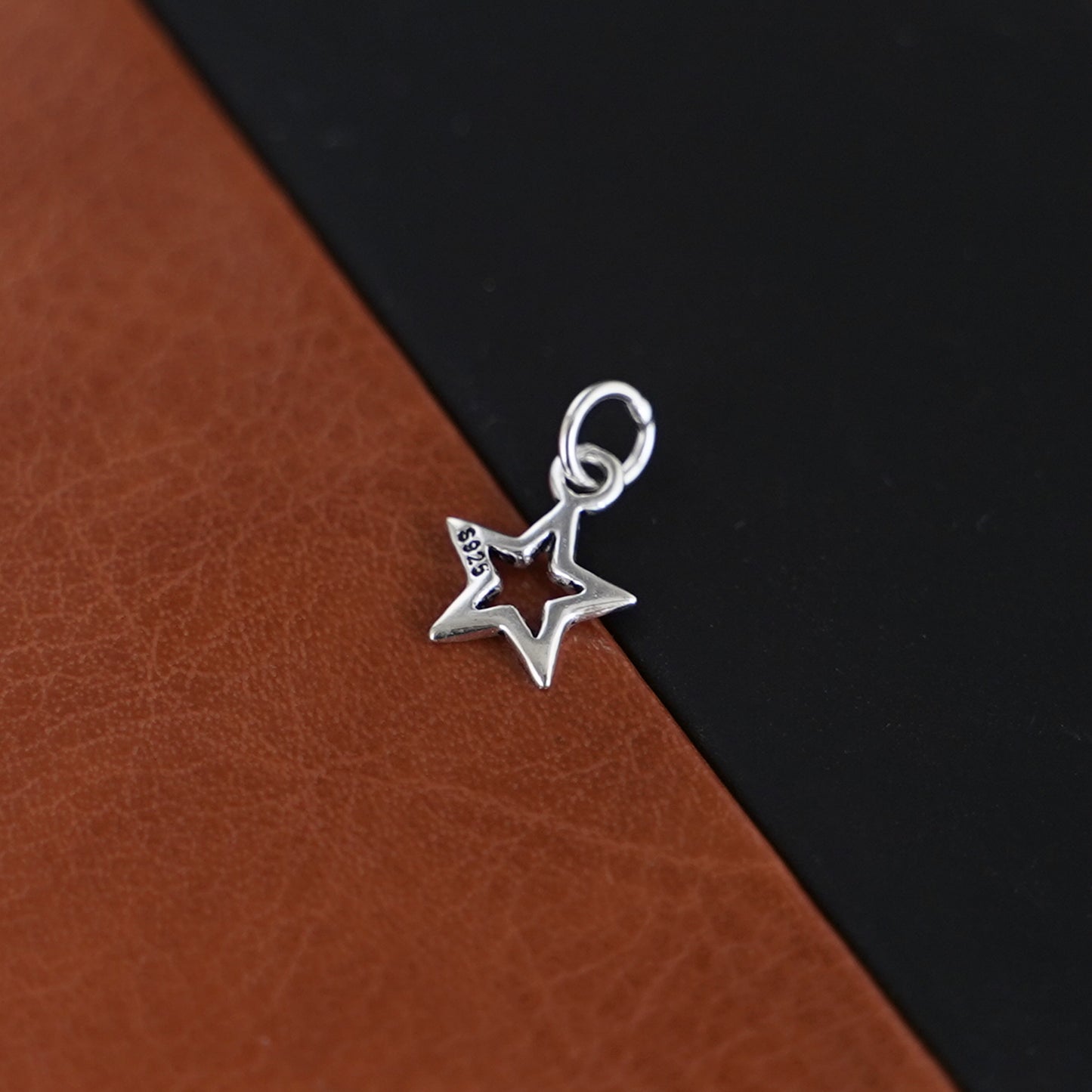 925 Sterling Silver Star Pendant for Necklace, Earrings, and Bracelets - sugarkittenlondon