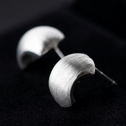 Brushed Half-Hoop Drops