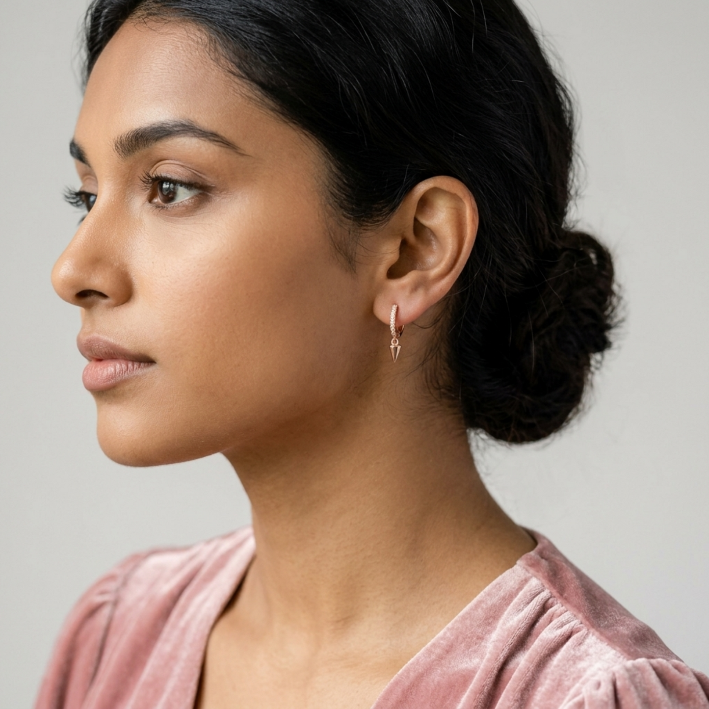 Cone Spike Hoops