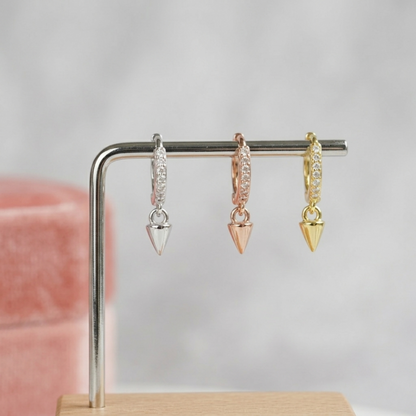 Cone Spike Hoops