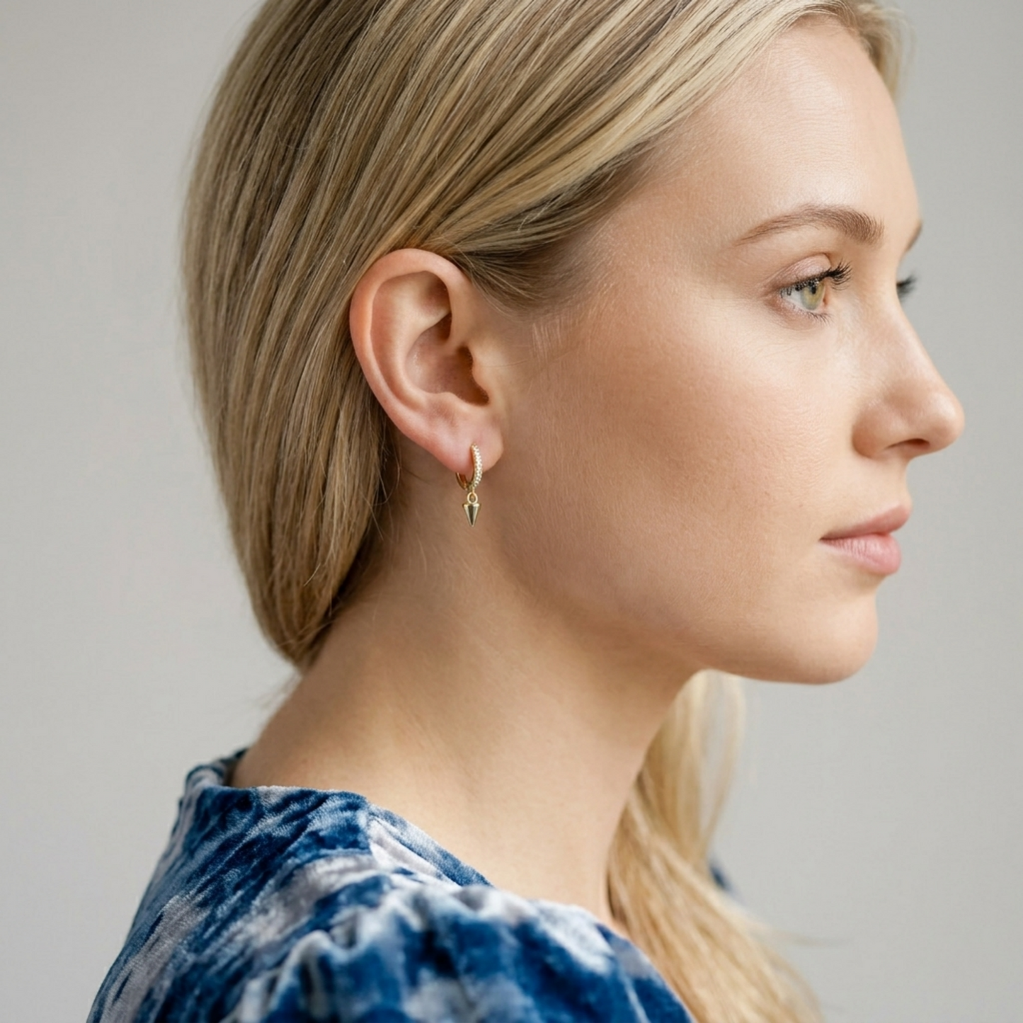 Cone Spike Hoops