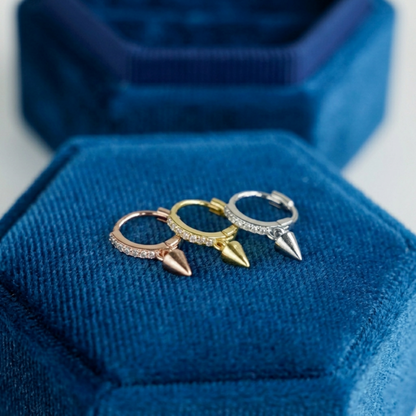 Cone Spike Hoops