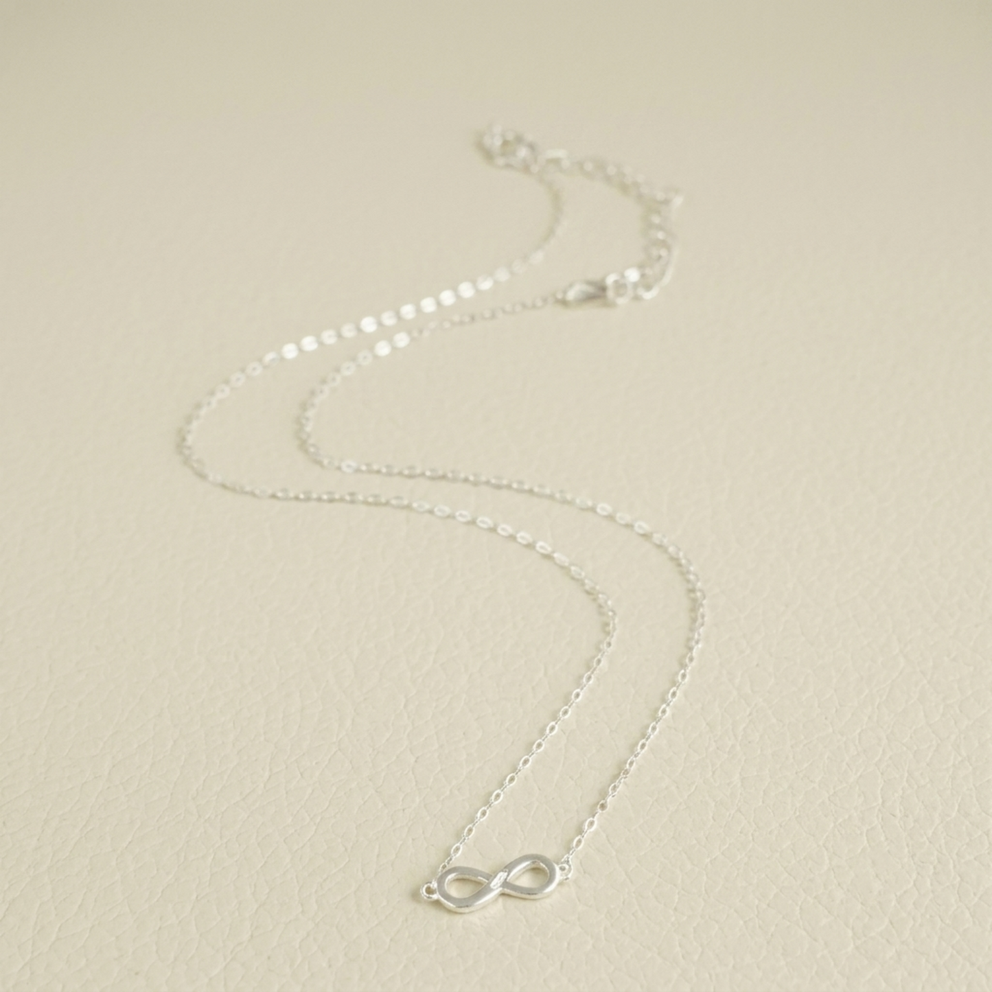 Silver Infinity Charm Necklace