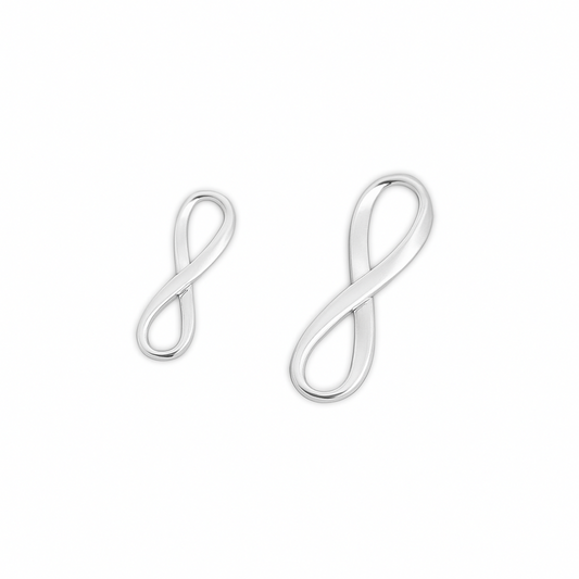 Infinity Pendant Sterling Silver for Necklace and Bracelet