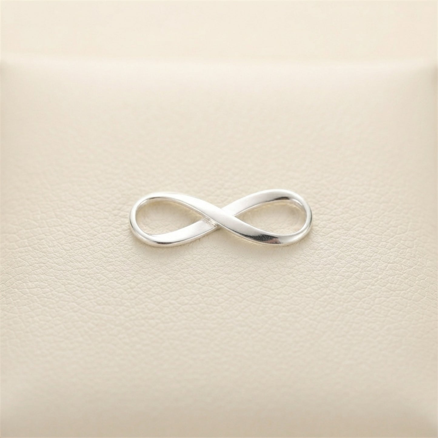 Silver Infinity Connector Charm