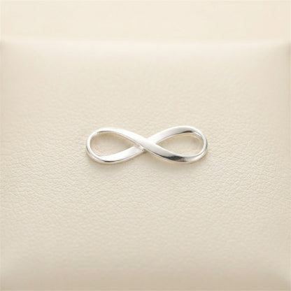 Silver Infinity Connector Charm