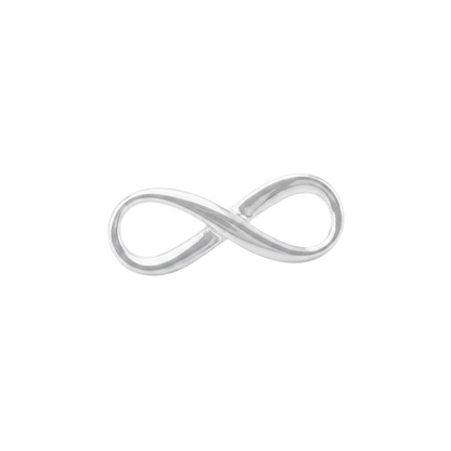 Silver Infinity Connector Charm