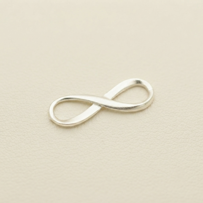 Silver Infinity Connector Charm