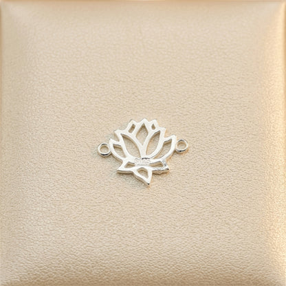 Lotus Flower Connector Charm