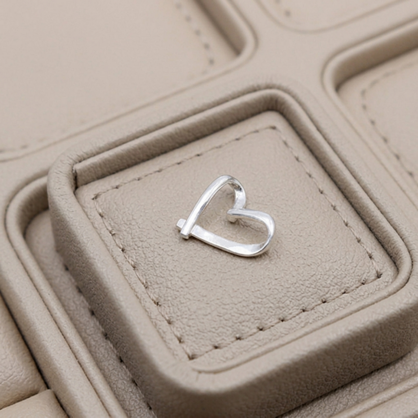 Mini Floating Heart Charm