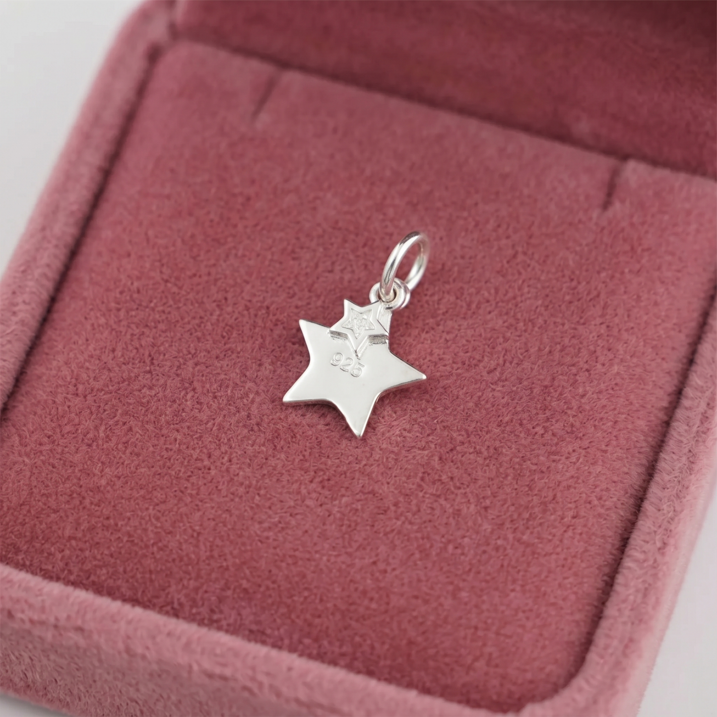 Sterling Silver Double Stars SHINE LIKE A STAR Necklace Bracelet Charm Pendant