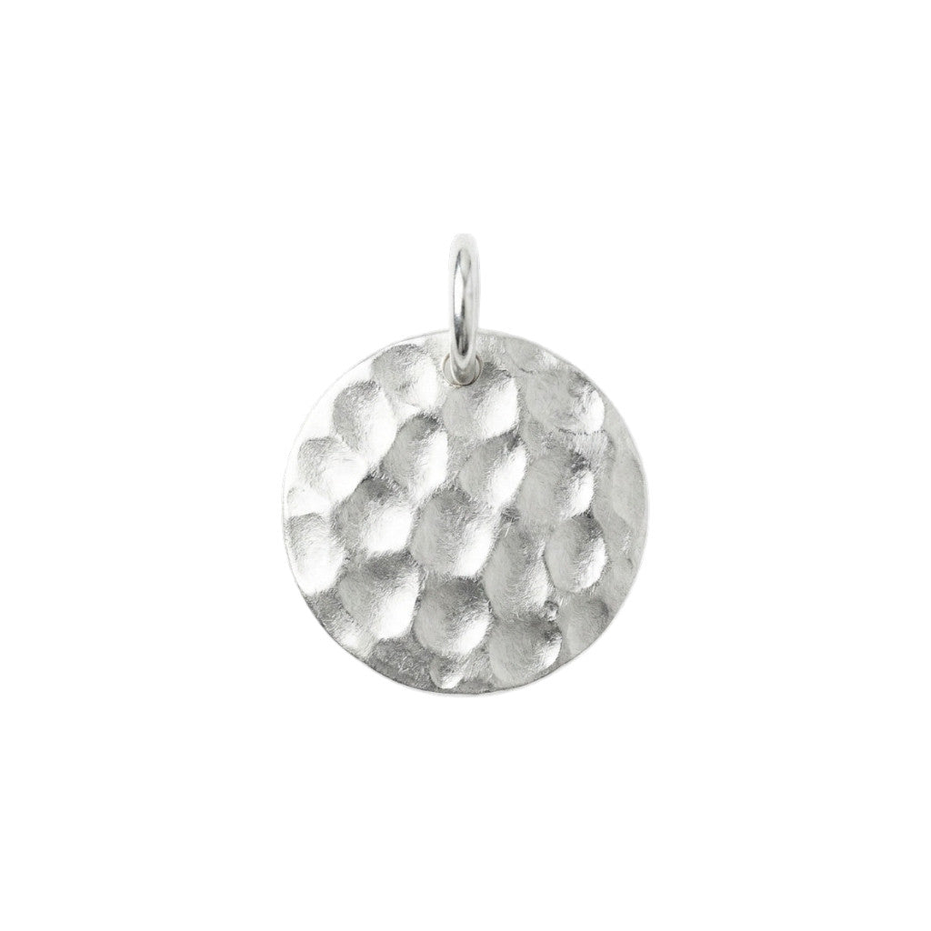 Organic Embossed Disc Pendant