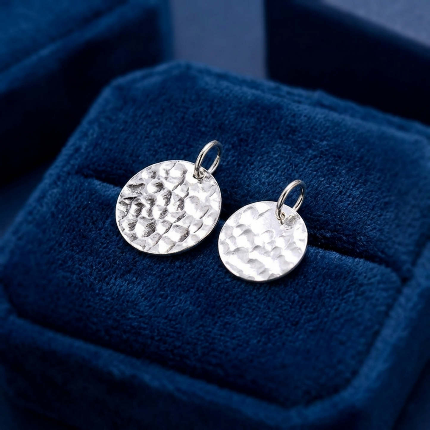 Organic Embossed Disc Pendant