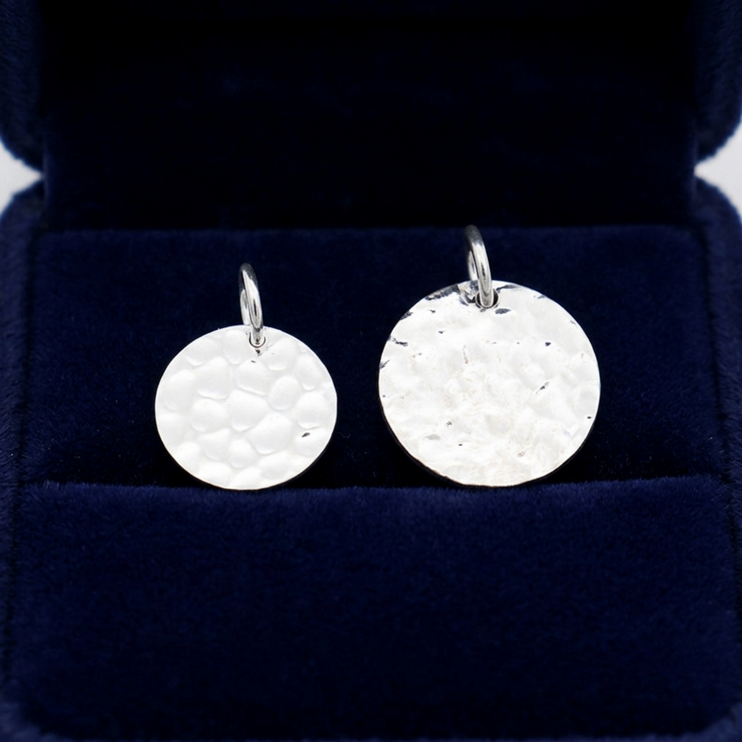 Organic Embossed Disc Pendant