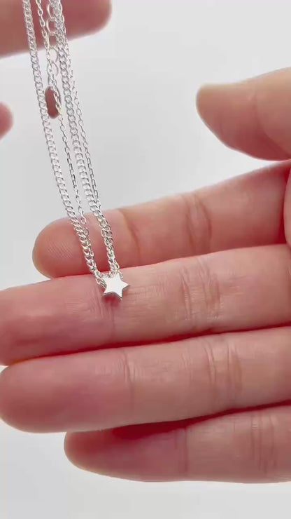 Double Layer Movable Star Anklet