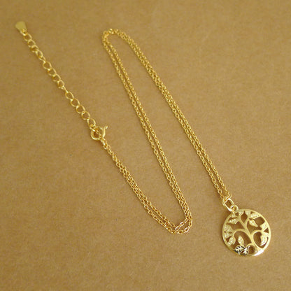 18K Gold on Sterling Silver Thin Belcher Chain Curb Chain Necklace - sugarkittenlondon