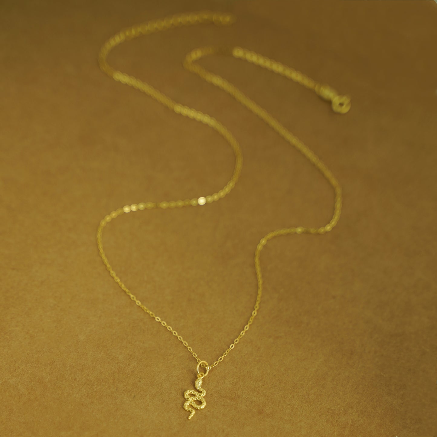 Sterling Silver Snake Pendant in 2 Tones of Rhodium and 18k Gold Plating for Earrings or Necklace - sugarkittenlondon