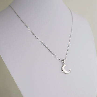 Rhodium on sterling silver chain necklace  0.7mm 1mm Snake Chain 16 - 24'' 40 - 60cm - sugarkittenlondon