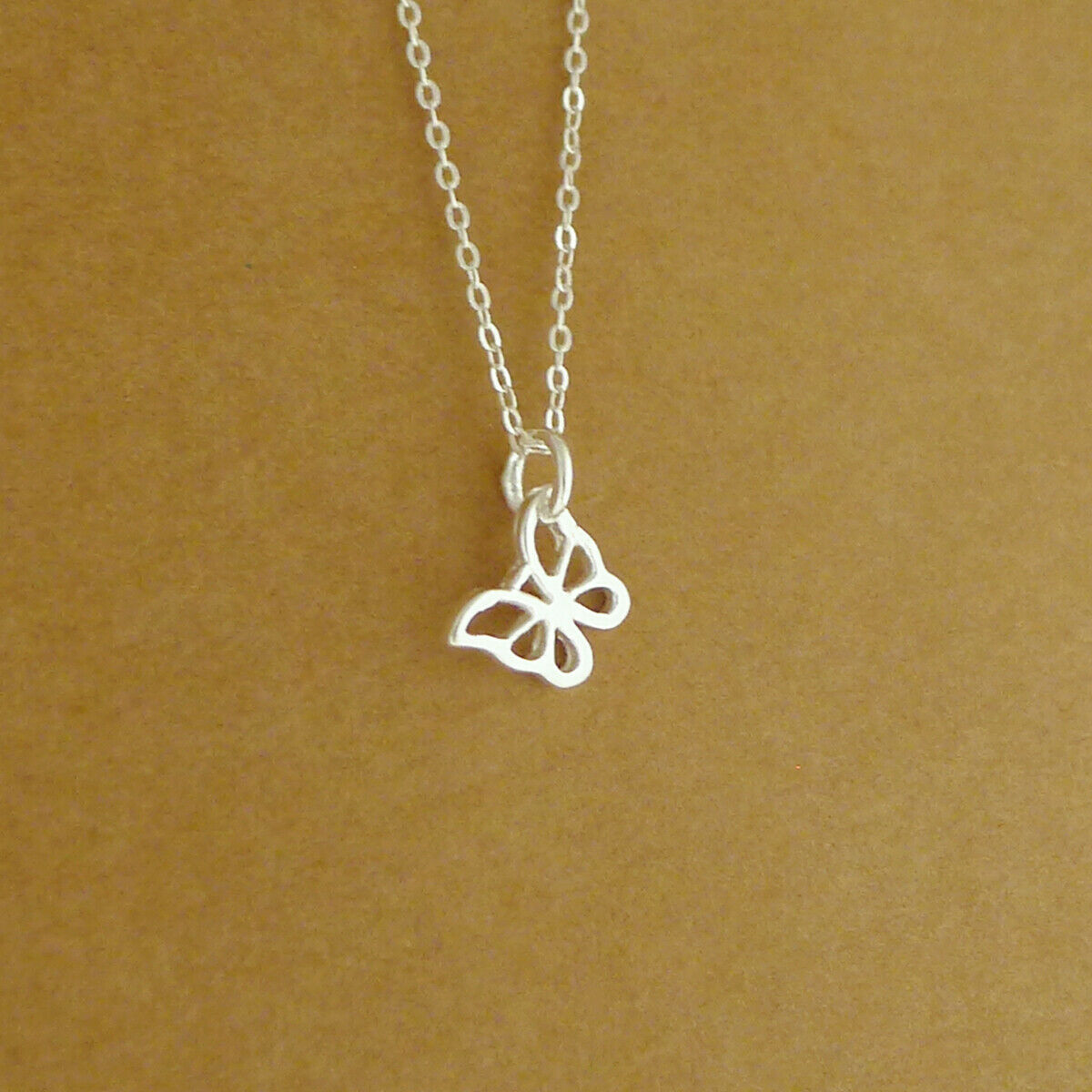 925 Sterling Silver Hollow Butterfly Pendant for Necklace and Bracelet - sugarkittenlondon